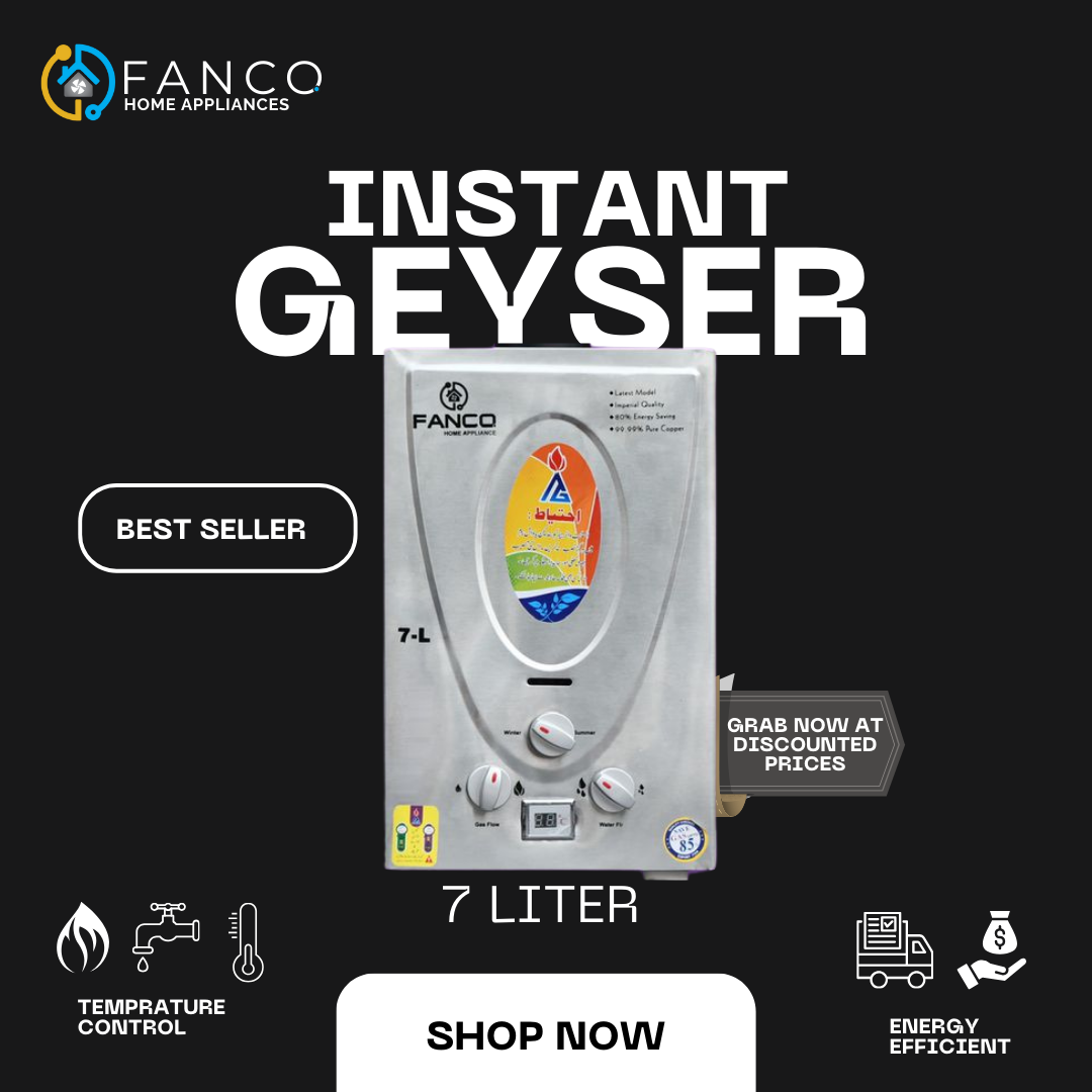 7 litre instant water heater silver model SA 001 7LT